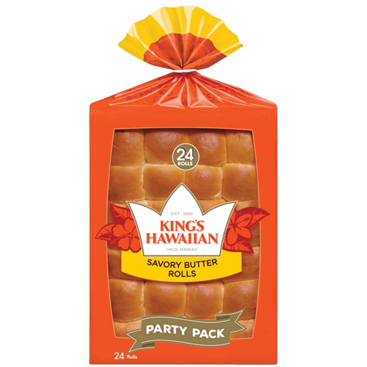 KINGS HAWAIIAN ROLLS BUTTER 24ct