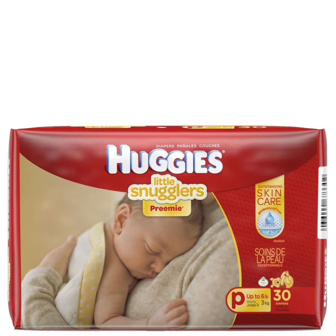 HUGGIES LITTLE SNUGGLERS PREEMIE 30s