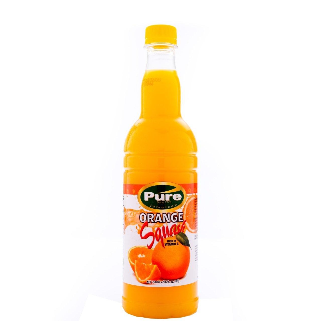 PURE SQUASH ORANGE 750ML