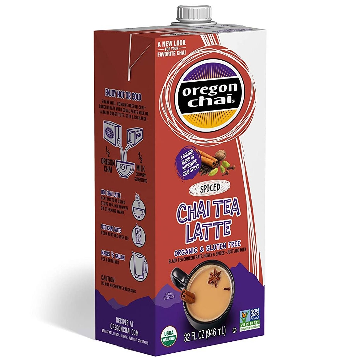 OREGON CHAI LATTE SPICED 32oz