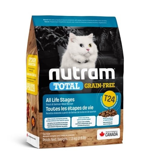 NUTRAM T24 CAT SALMON TROUT 1.13kg