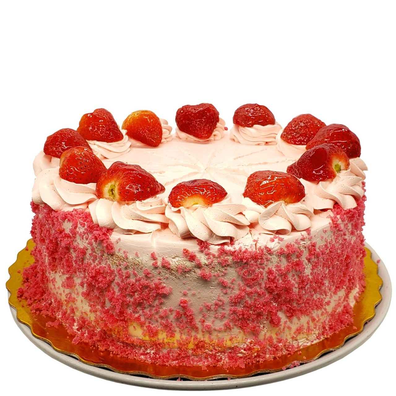 CAKE ROUND STRAWBERRY DELIGHT 10in