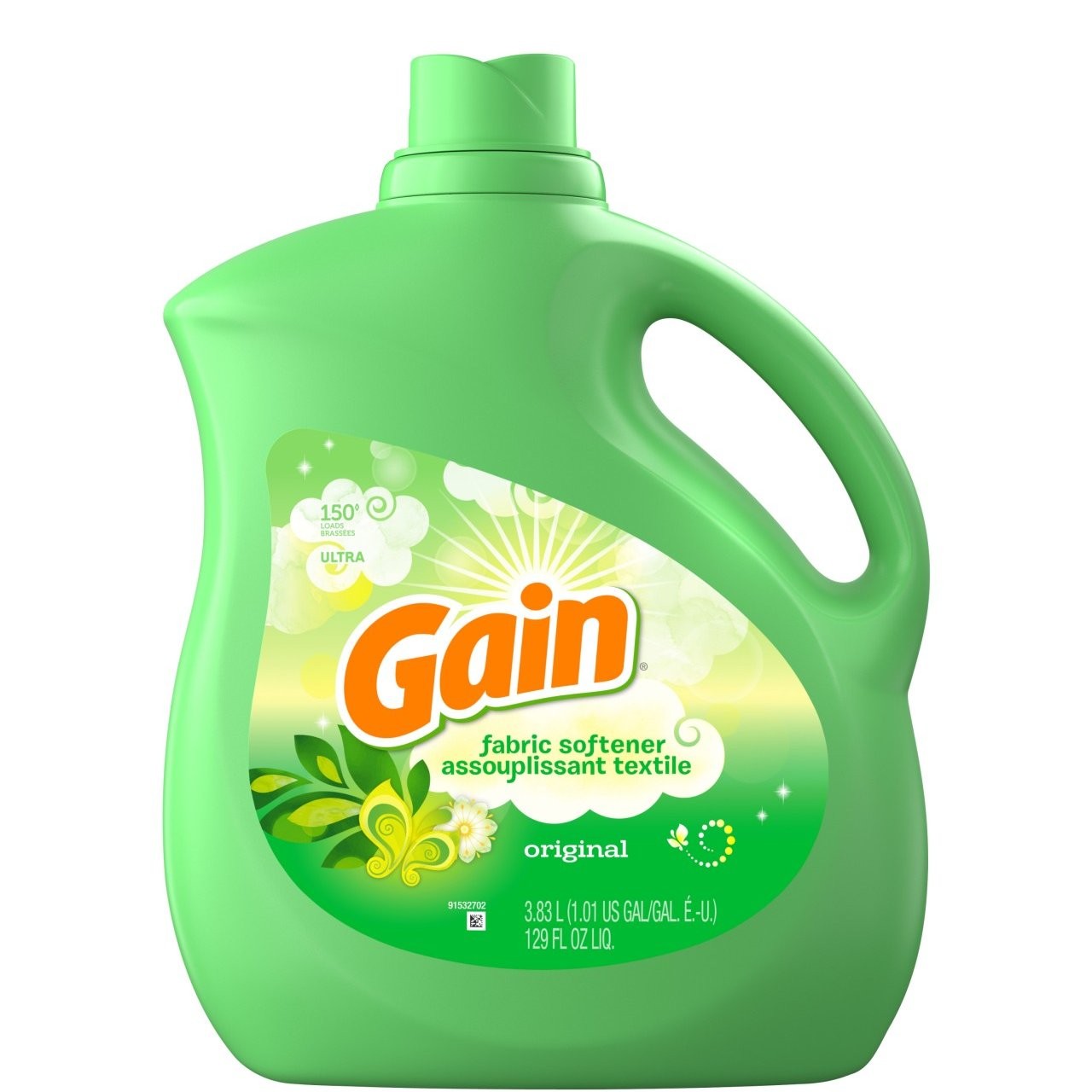 GAIN FABRIC SOFTENER ORIGINAL 129oz