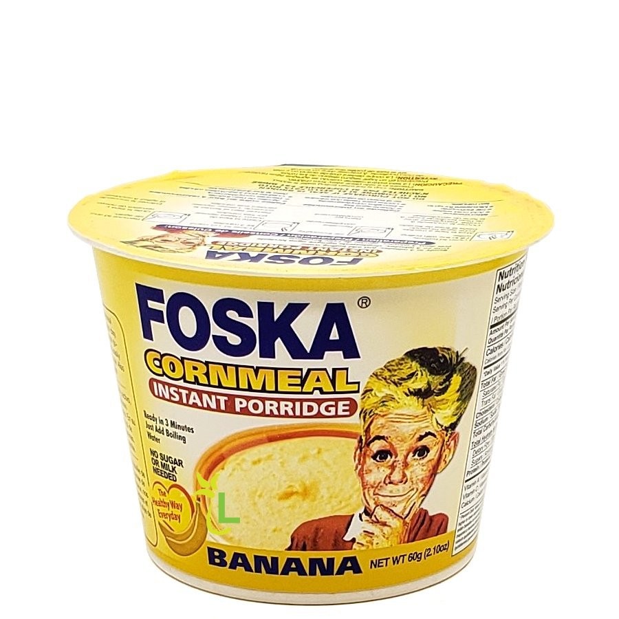 FOSKA CORNMEAL INST PORRIDGE BANANA 60g