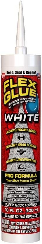 10 oz. White Rubberized Flex Adhesive