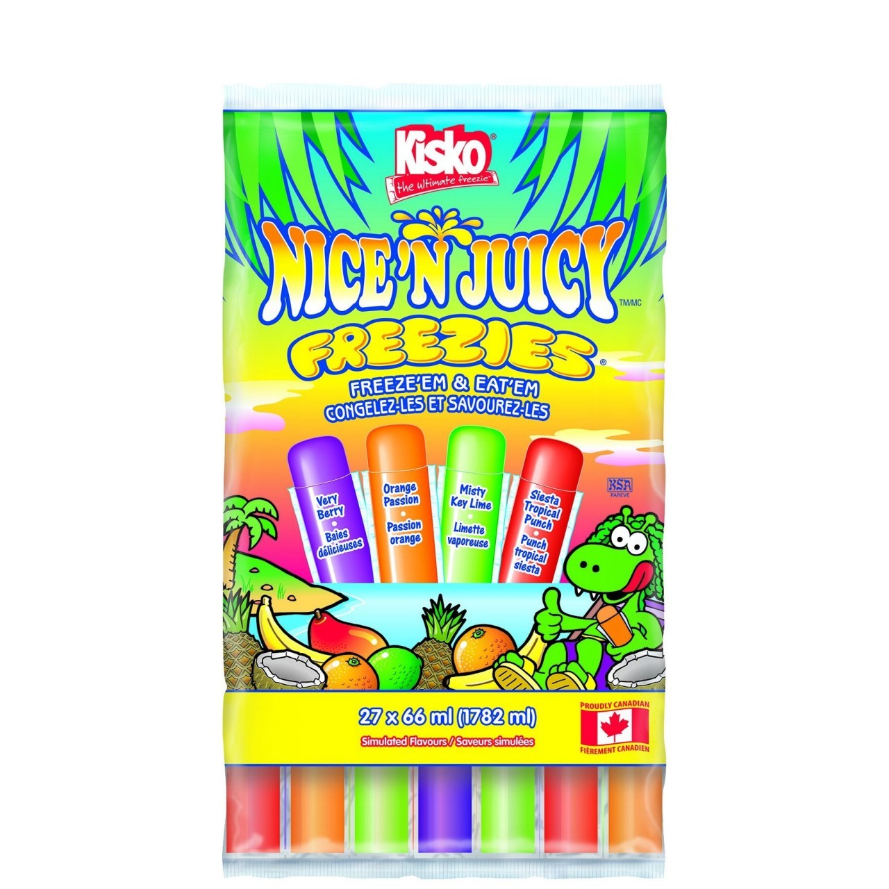 KISKO FREEZIES NICE N JUICY 18x66ml