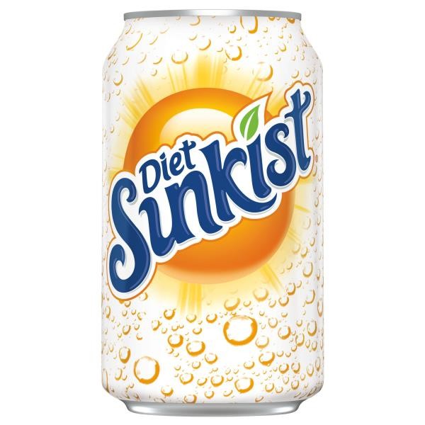 SUNKIST ORANGE SODA DIET 355ml