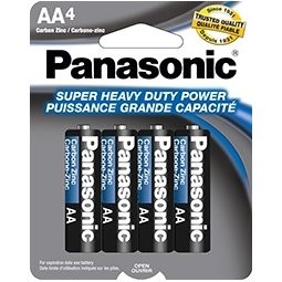 PANASONIC BATTERY AA4 4pk