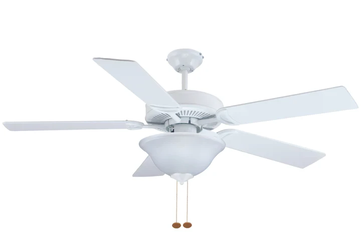Windy 52" Ceiling Fan - Dome Light (White)