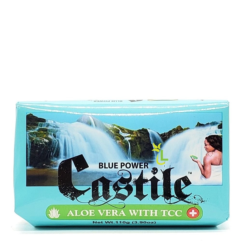 BLUE POWER CASTILE ALOE VERA 110g