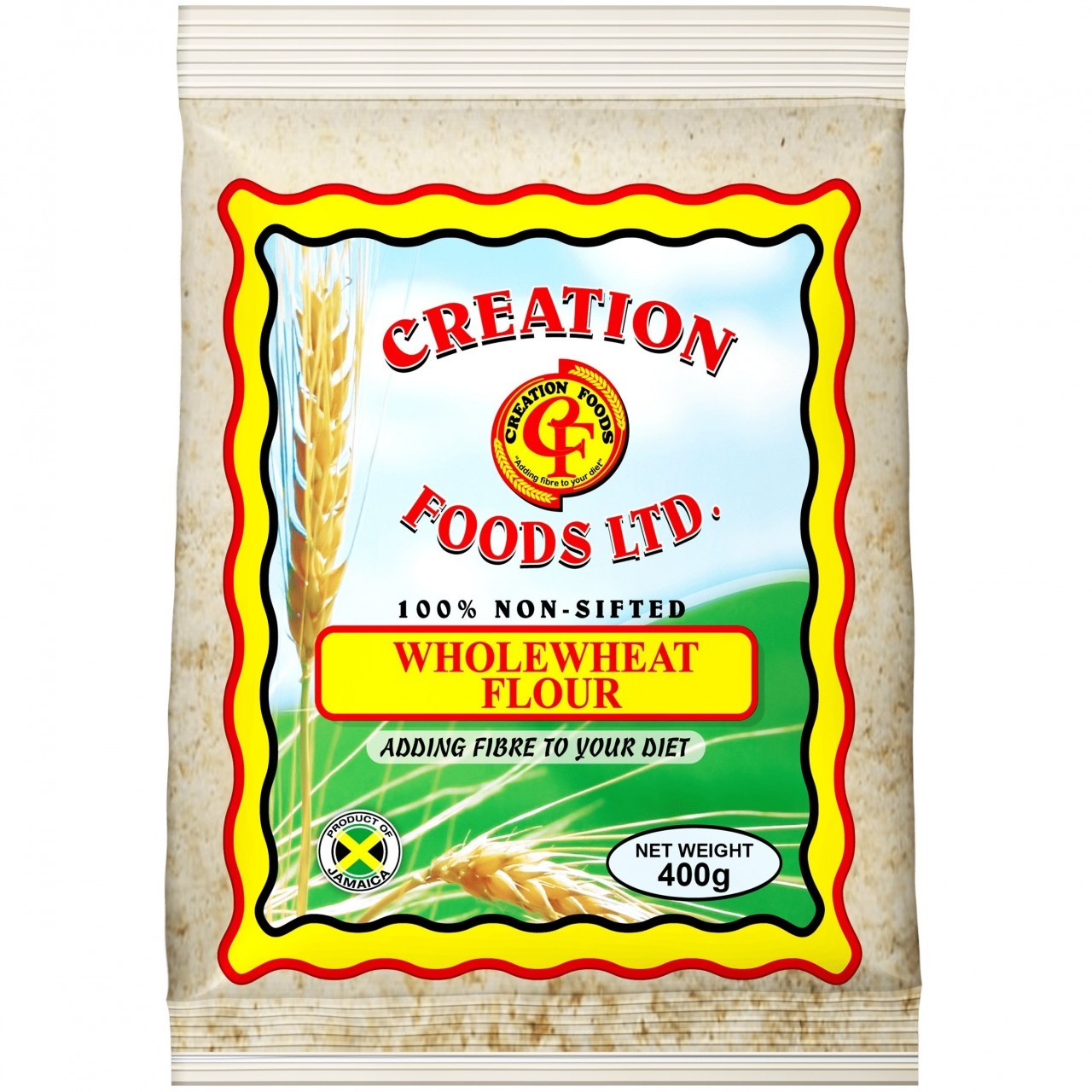 CREATION FOODS WHOLE WHEAT FLOUR 400g