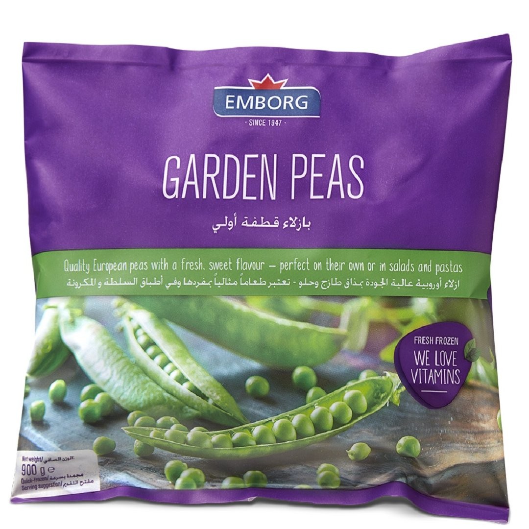EMBORG GARDEN PEAS 900g