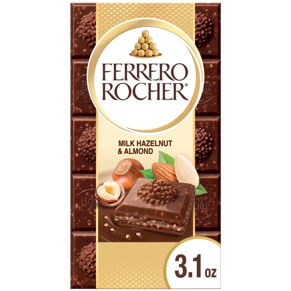 FERRERO ROCHER BAR HAZELNUT ALMOND 90g