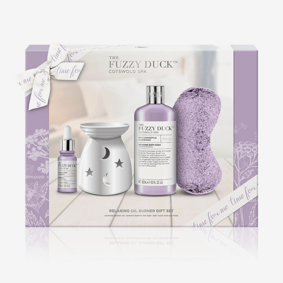 The Fuzzy Duck Relaxing Oil Burner Gift Set