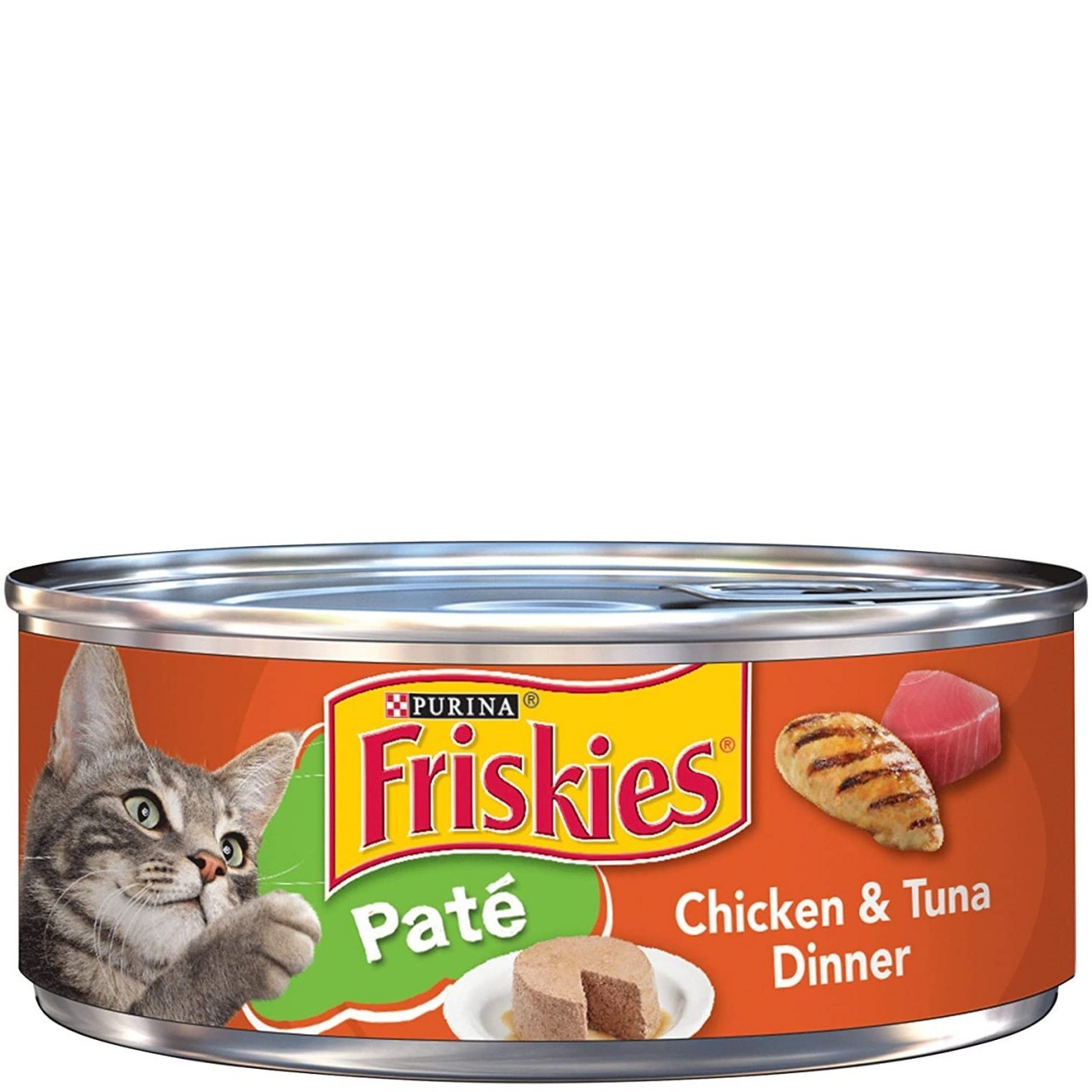 FRISKIES PATE CHICKEN TUNA DINNER 156g