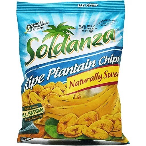 HOLIDAY SOLDANZA RIPE PLANTAIN CHIPS 45G