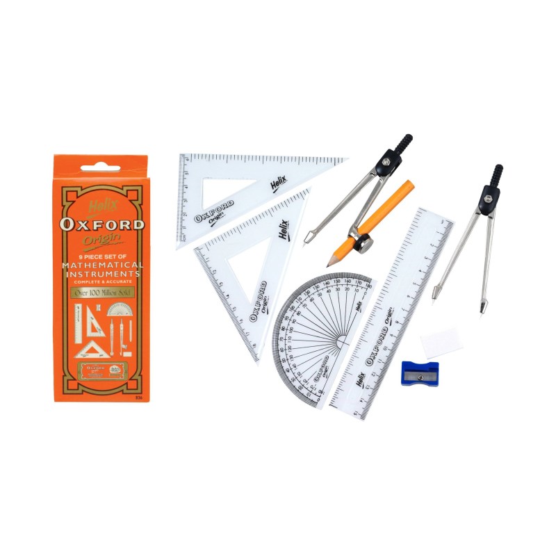 Maths Set Helix Oxford 9 Piece