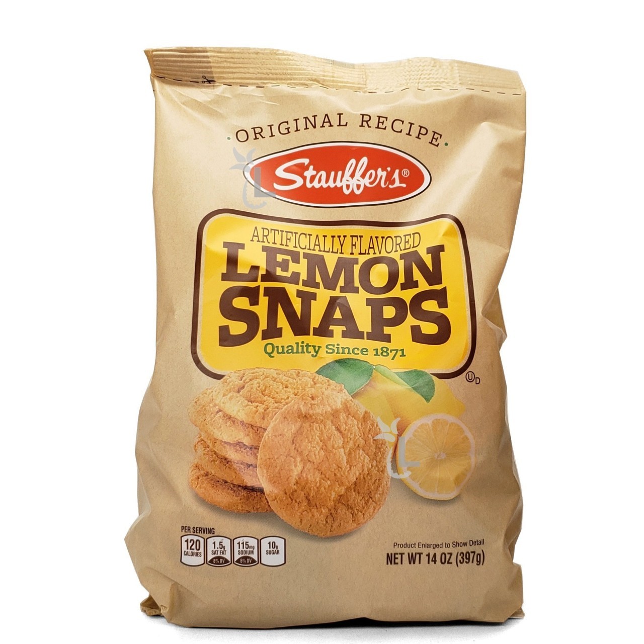 STAUFFERS SNAPS LEMON 14oz