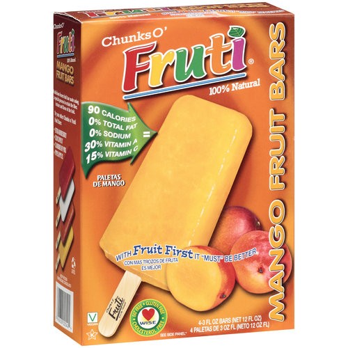 CHUNKS O FRUTI BAR MANGO 12oz