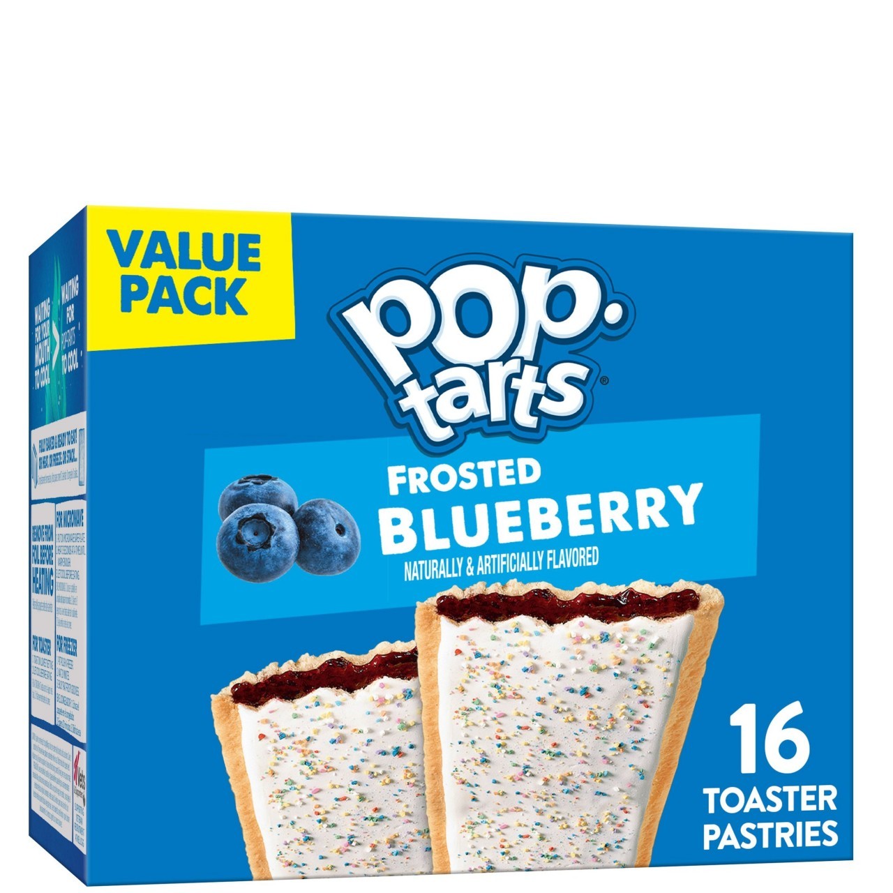 KELLOGGS POP TART FROSTED BLUEBERRY 768g