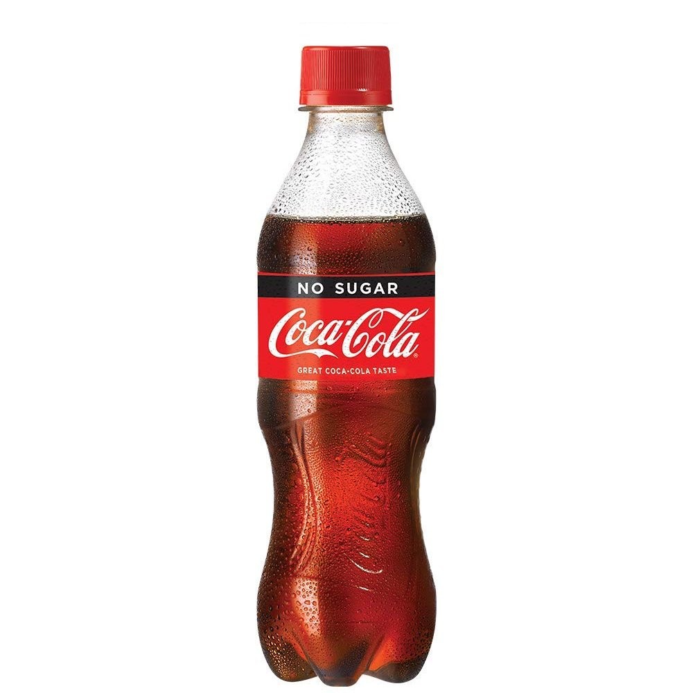 COCA COLA NO SUGAR BOTTLE 355ml
