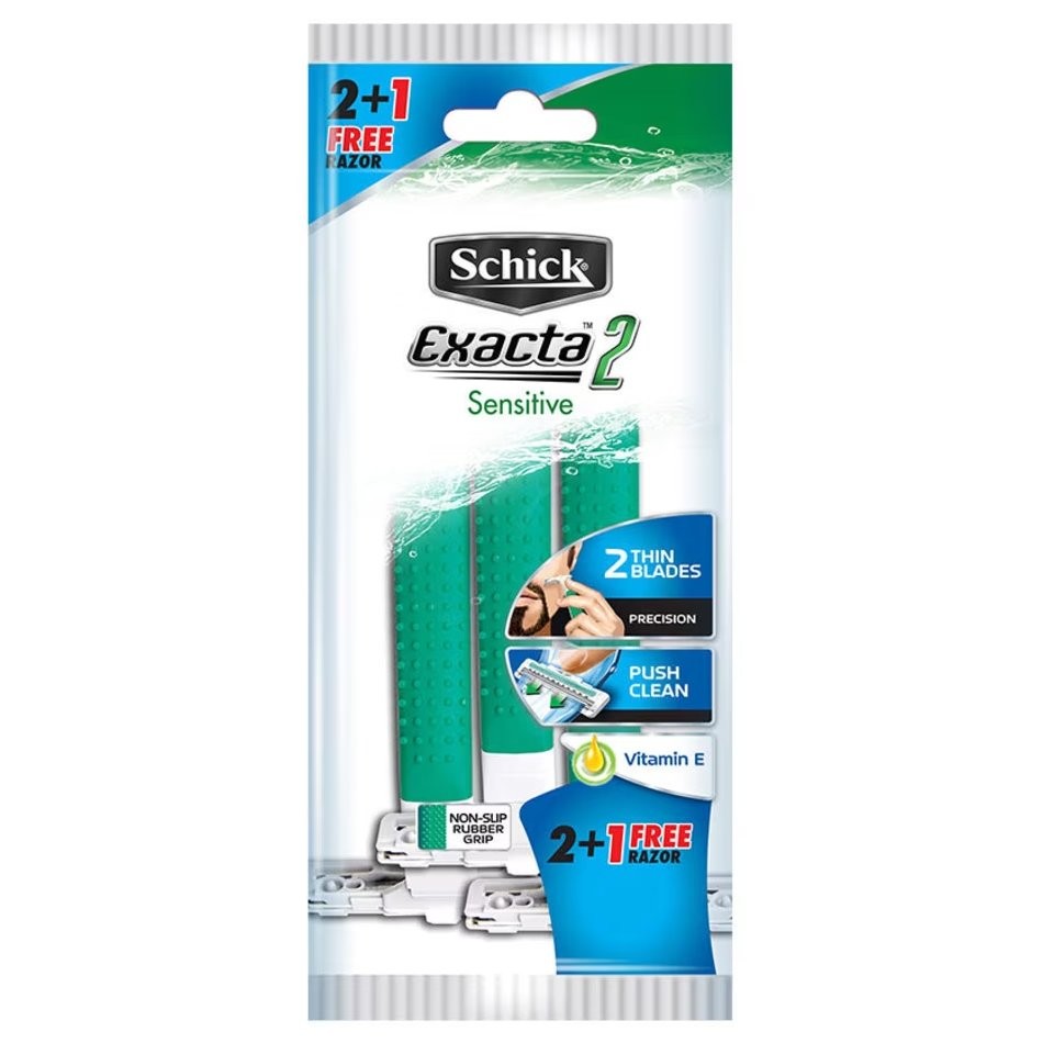SCHICK EXACTA 2 DELICATE DISP 3s