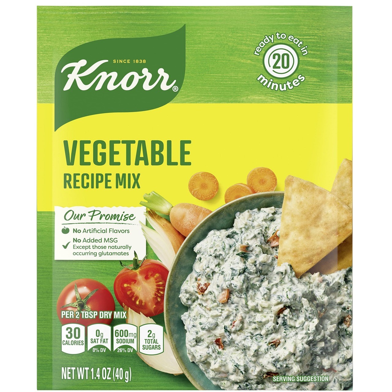 KNORR SOUP MIX VEGETABLE 1.4oz