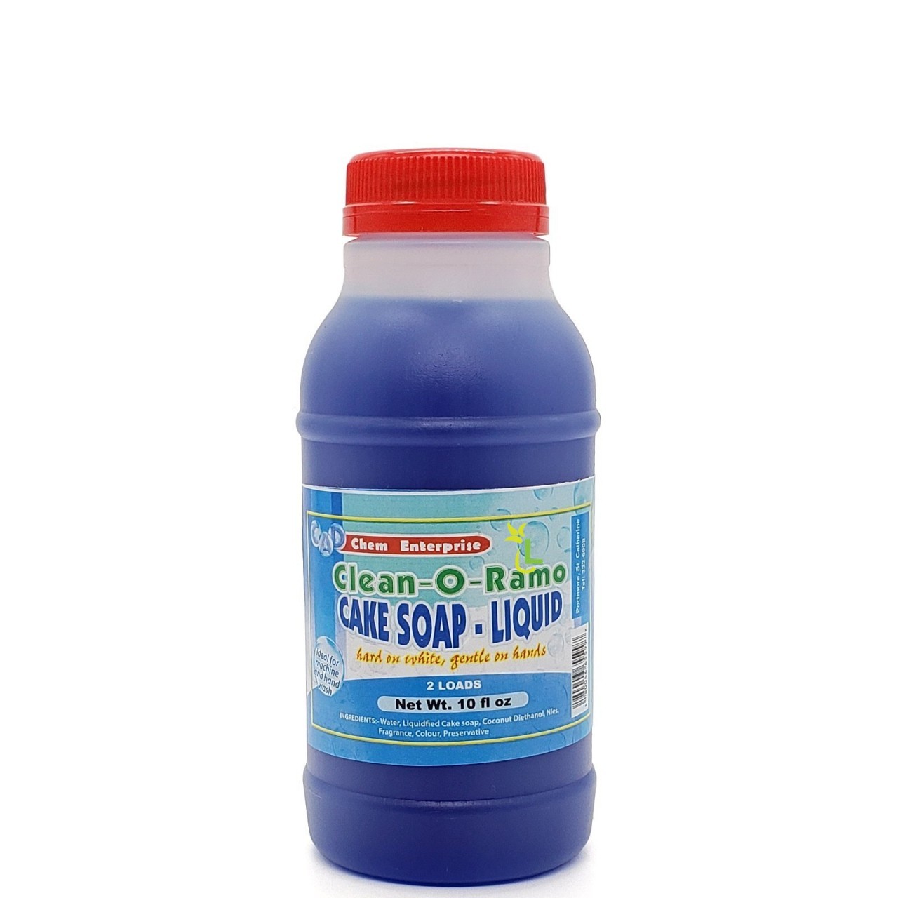 CLEAN-O-RAMO CAKE SOAP LIQUID 10oz