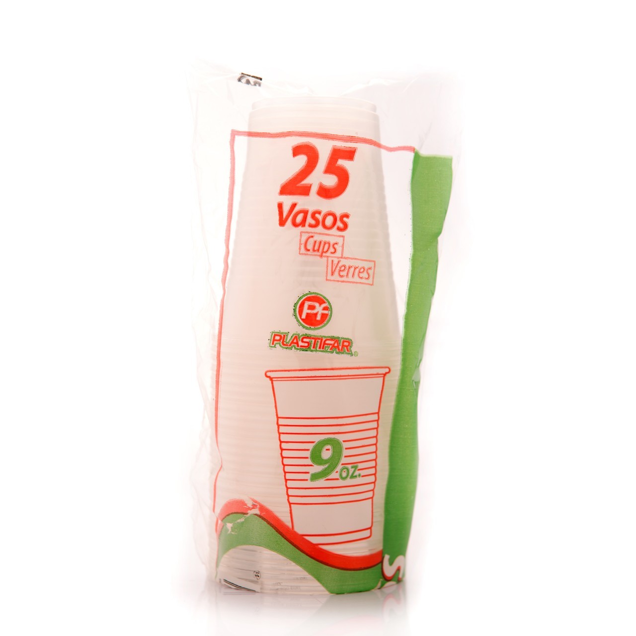 PLASTIFAR PLASTIC CUP 25x9oz