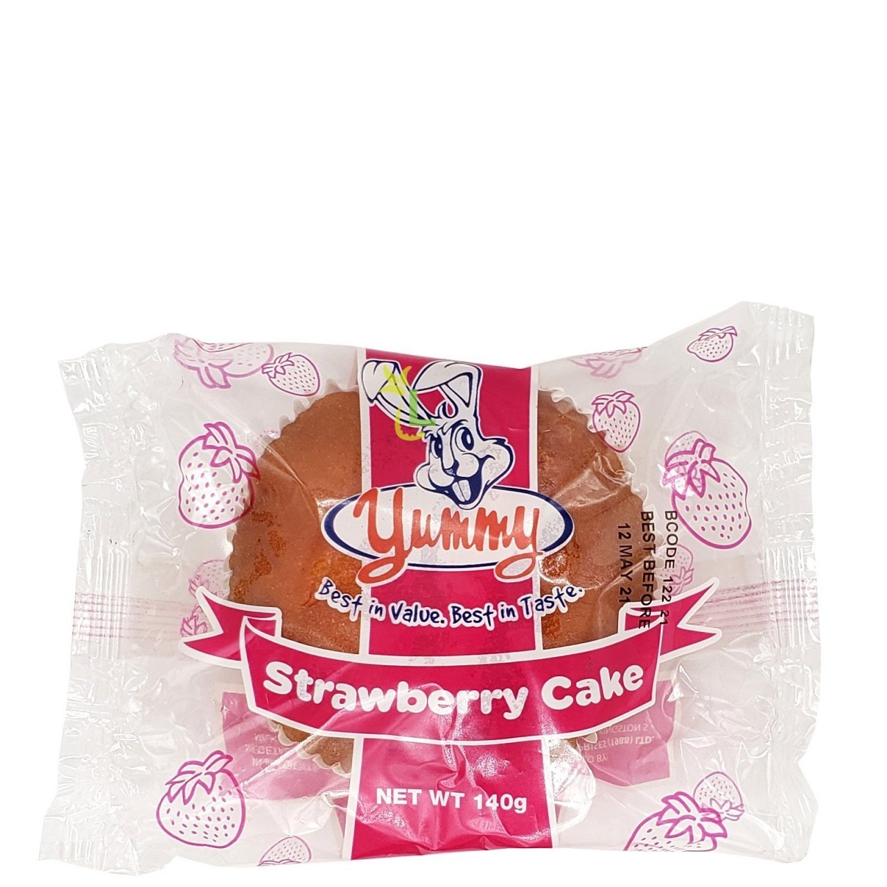 YUMMY CAKE STRAWBERRY 140g