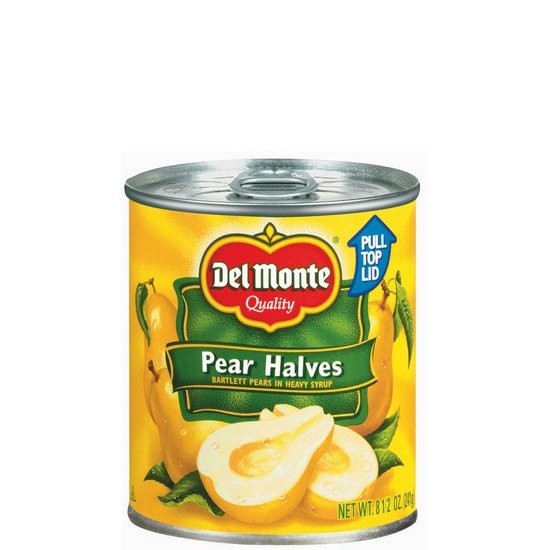 DEL MONTE PEAR HALVES 8.5oz
