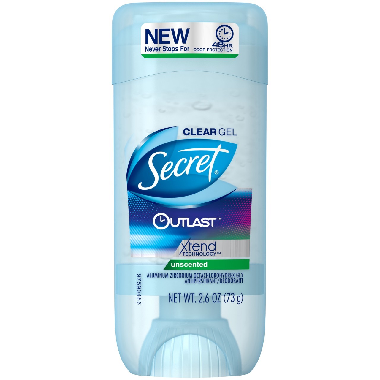 SECRET OUTLAST CLEAR GEL 2.6oz