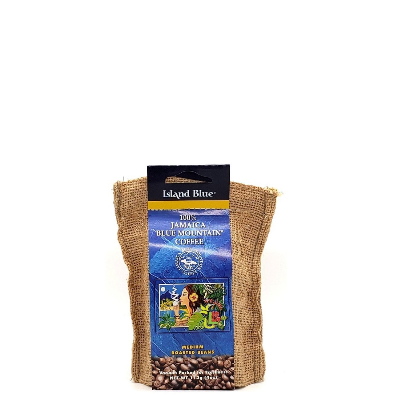 ISLAND BLUE BURLAP ROAST BEAN 4oz