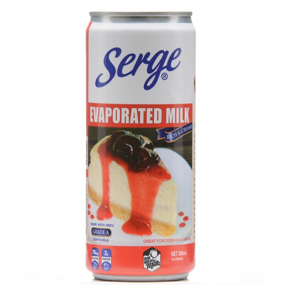 SERGE MILK EVAPORATED 290ml