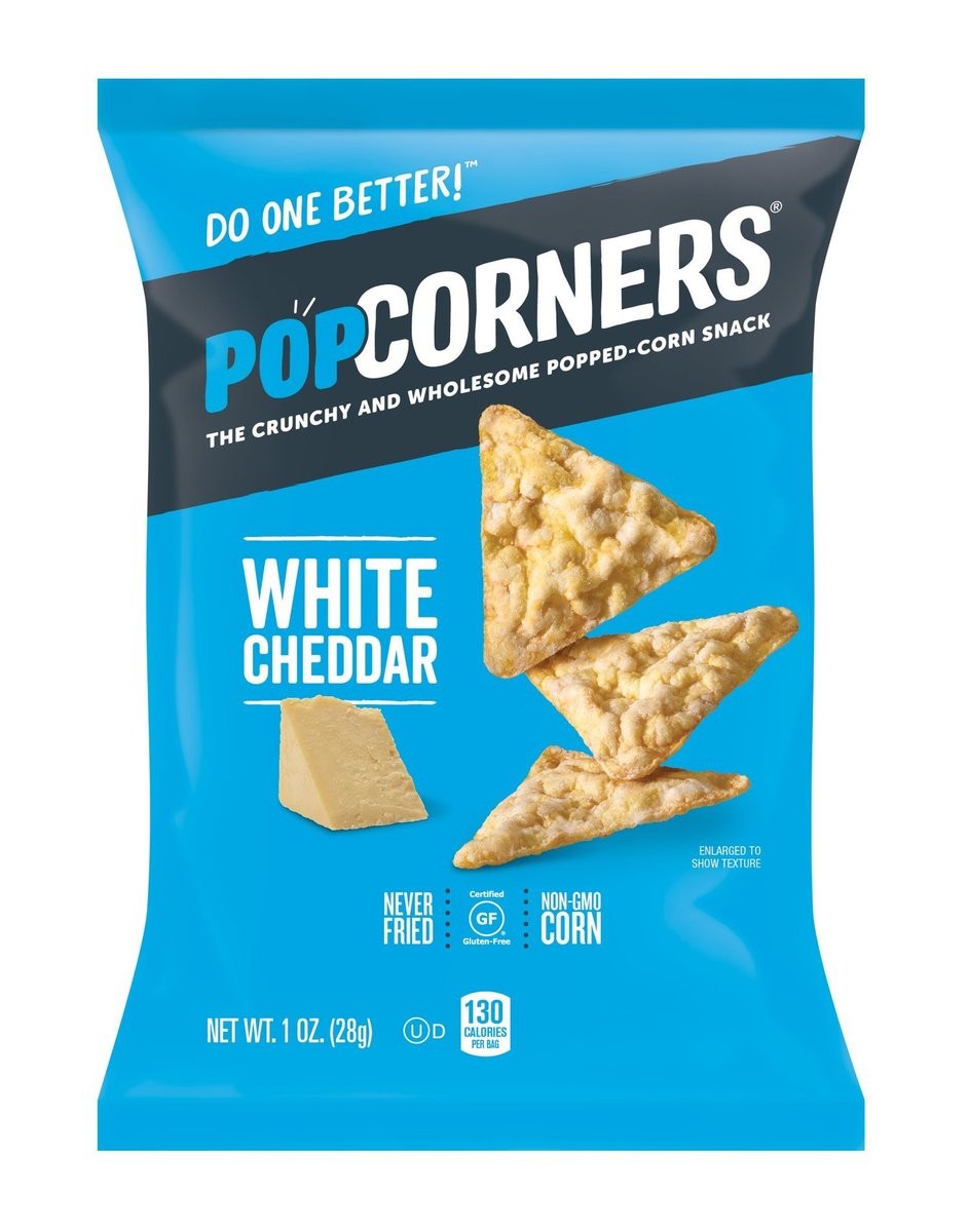 POPCORNERS WHITE CHEDDAR 1oz