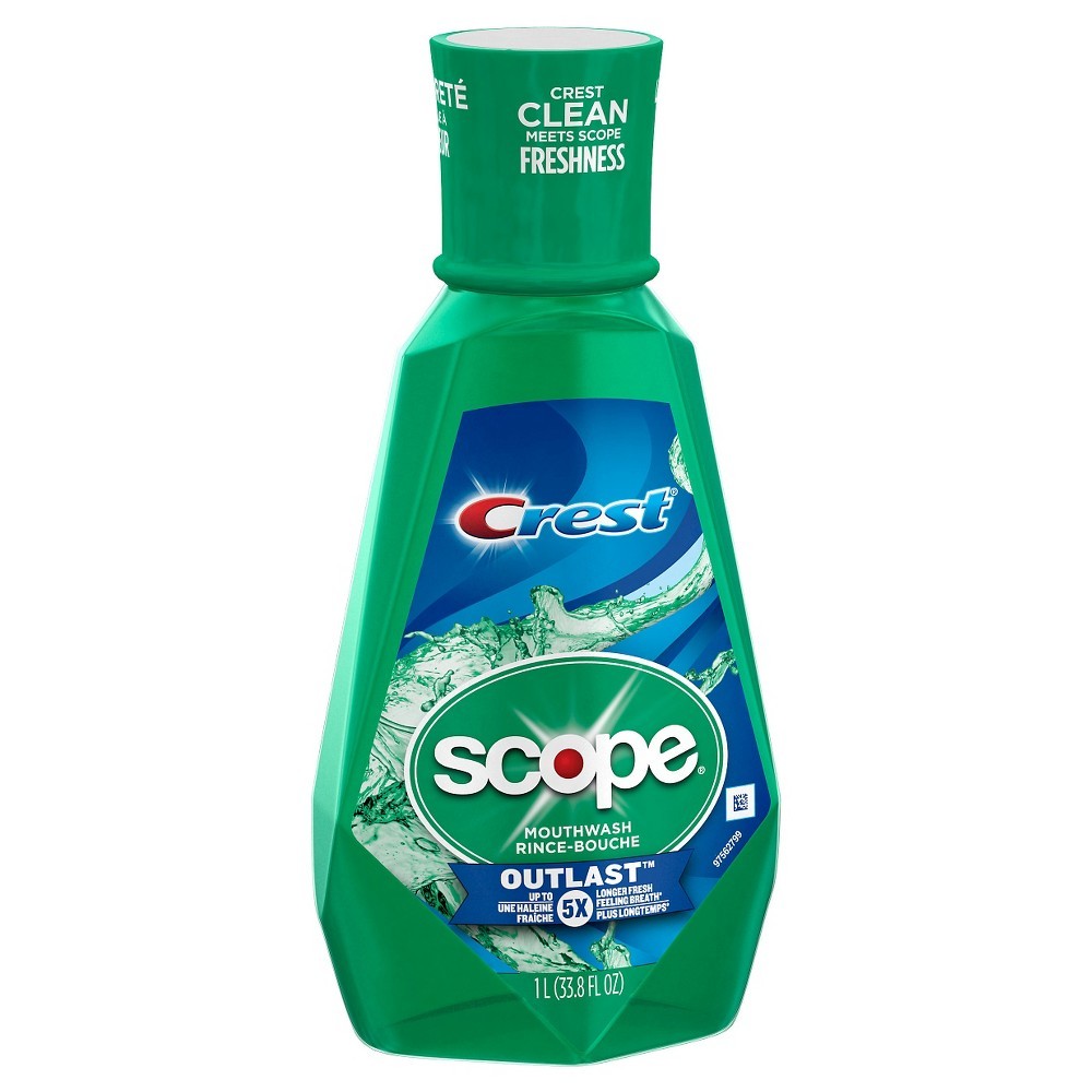 CREST SCOPE MOUTHWASH OUTLAST 1L