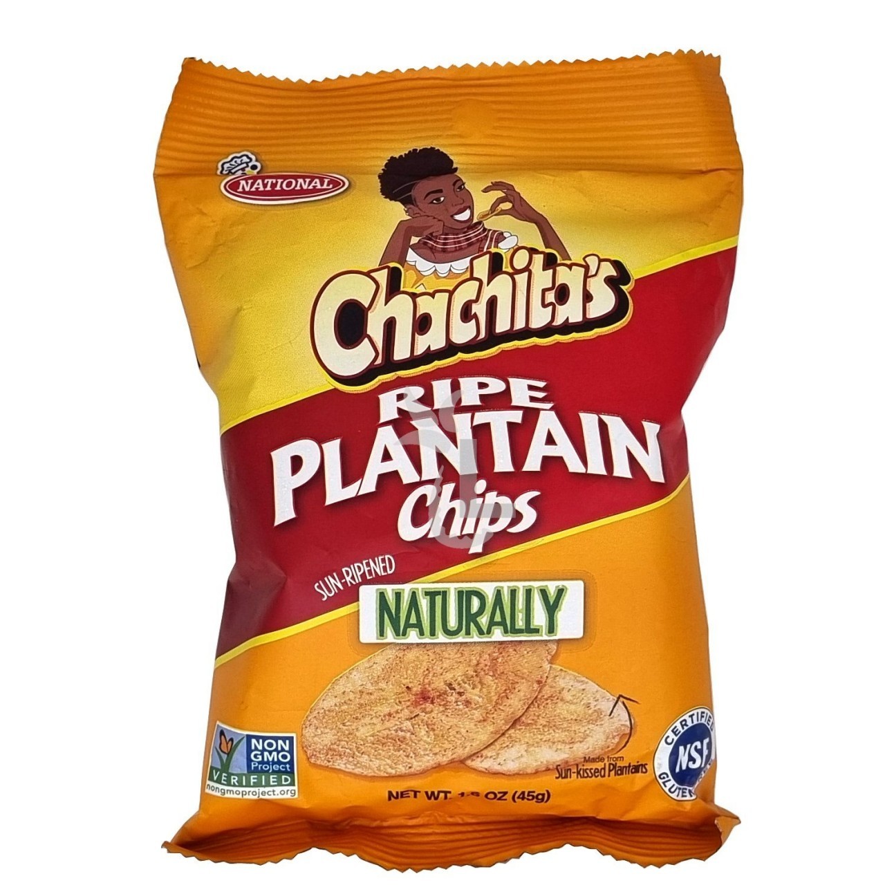CHACHITAS PLANTAIN CHIPS RIPE 45g