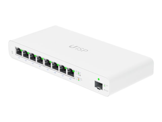 Ubiquiti UISP - Switch - 8 x 10/100/1000 (PoE) + 1 x Gigabit SFP