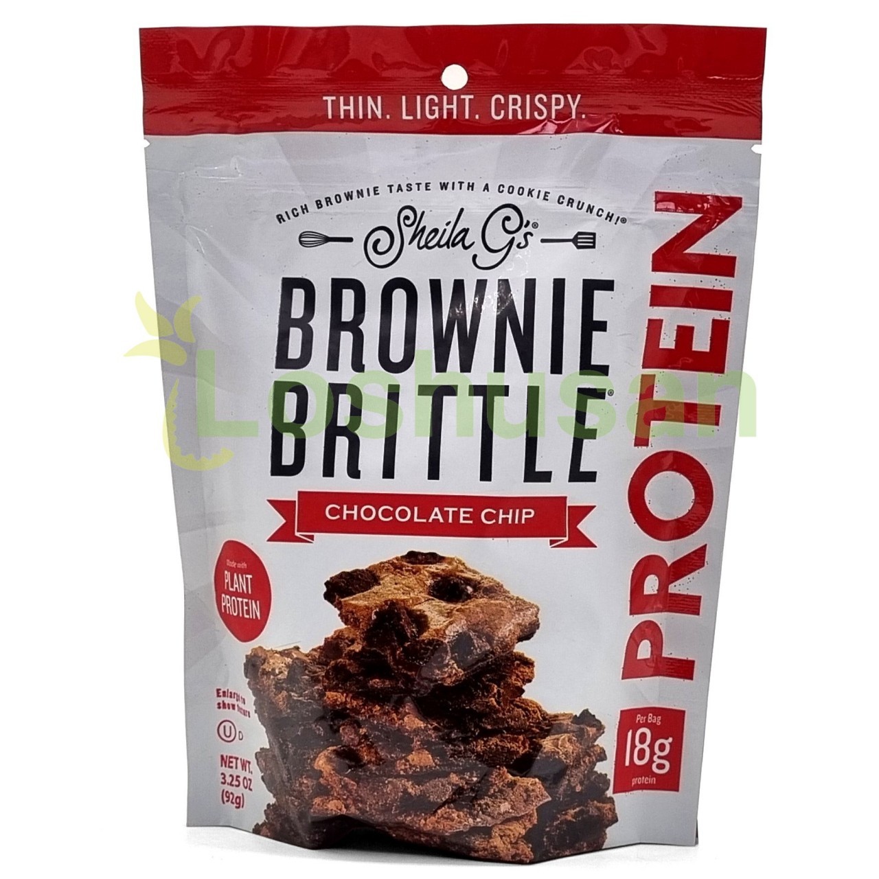 BROWNIE BRITTLE CHOC CHIP PROTN 3.25oz