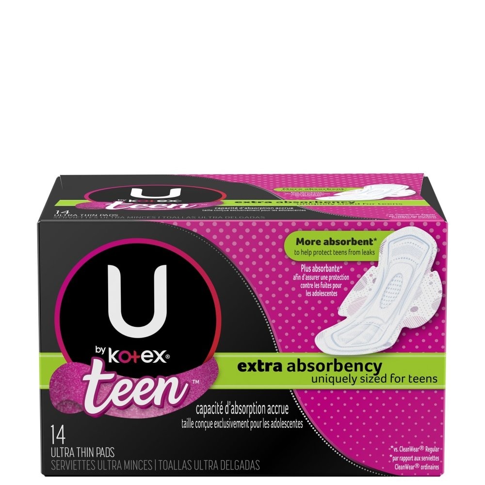KOTEX TEEN MAXI WINGS EXTRA ABSORB 14s