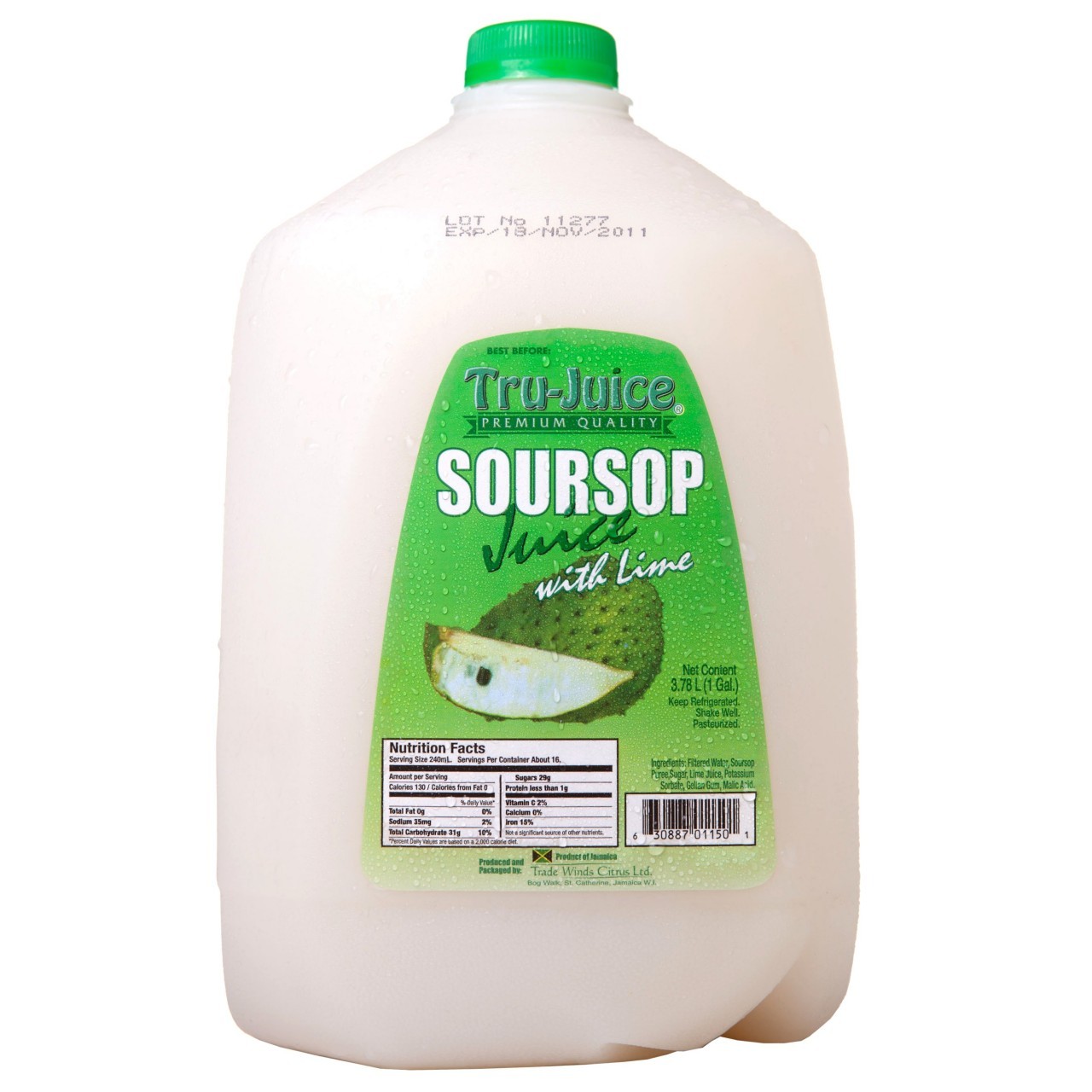 TRU-JUICE SOURSOP LIME 3.78L