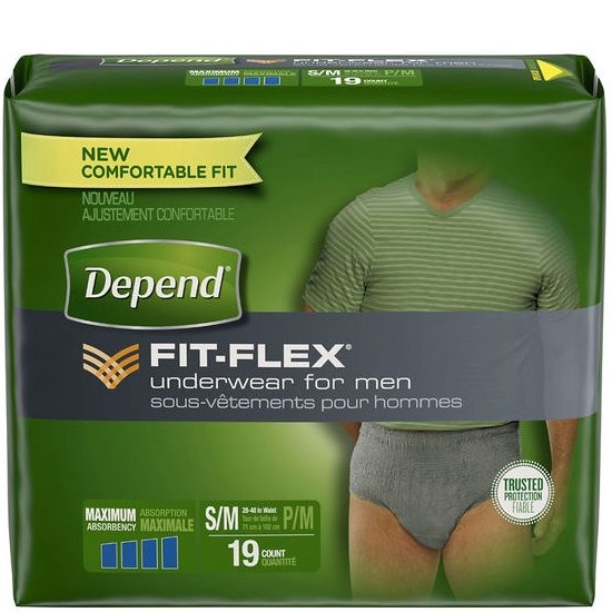 DEPEND UNDERWEAR (M) S/M 19s