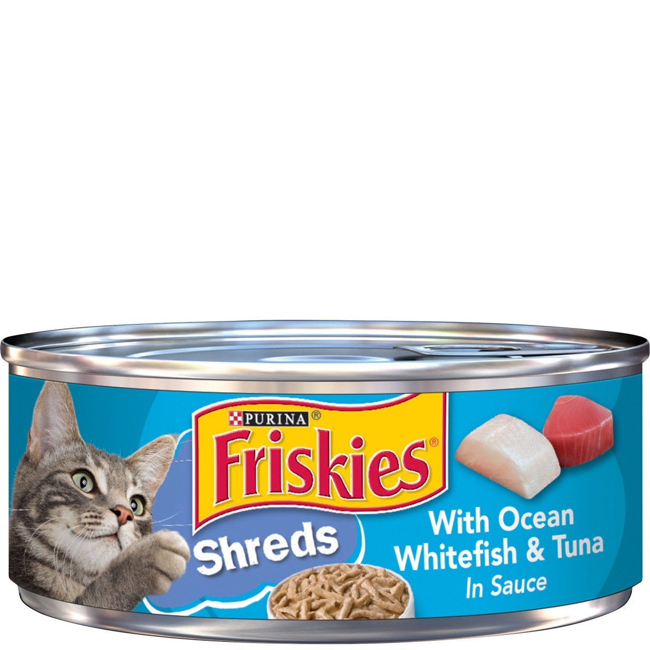 FRISKIES SHREDS WHITEFISH TUNA 156g