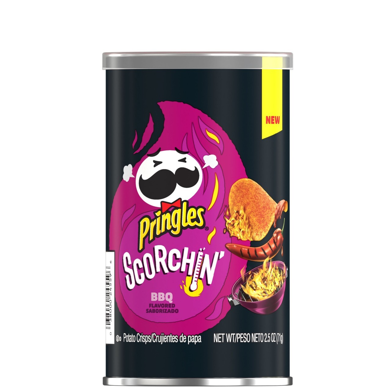 PRINGLES SCORCHIN BBQ 71g