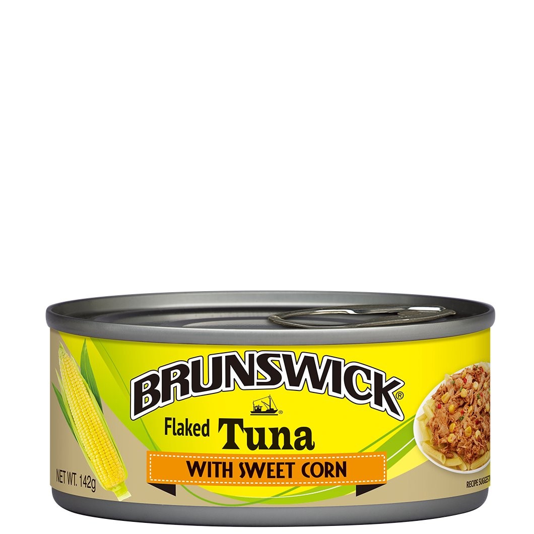 BRUNSWICK TUNA FLAKED CORN 142g