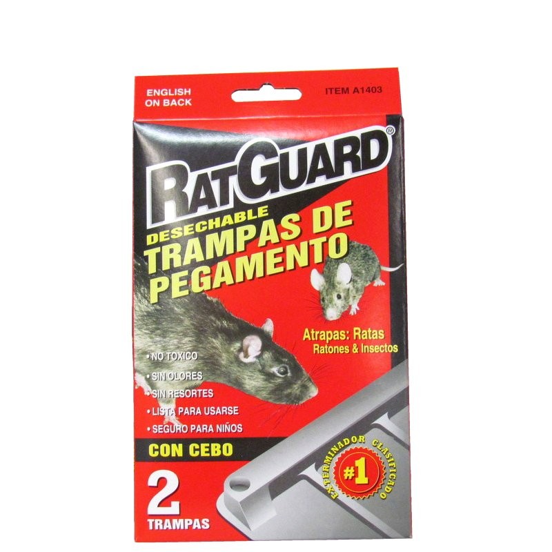 RATGUARD GLUE TRAPS LRG 2s
