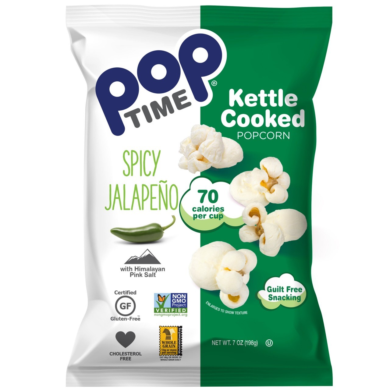 POP TIME KETTLE CORN SPCY JALAPENO 7oz