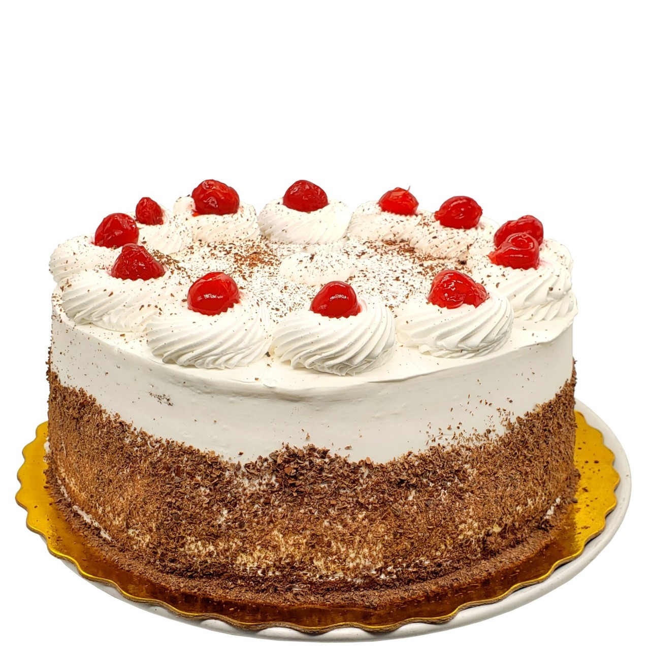 CAKE ROUND BLACK FOREST 10in