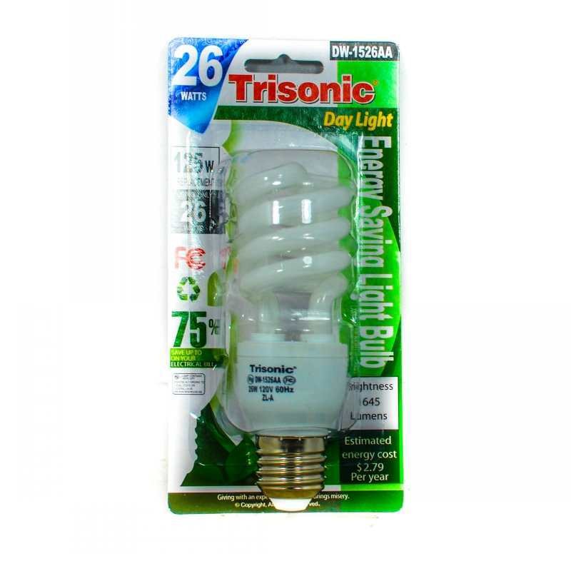 TRISONIC E/ SAVING BULB 26WAT (DW-1526AA-125W)