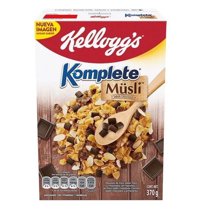KELLOGGS MUSLI CHOCOLATE 370g